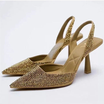 Z Gold Wedding Heel